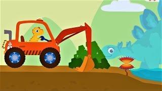 Мультики про Машинки. Динозавры мультфильм для детей. Веселые Динозаврики. Новые мультики 2017 года