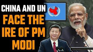 A visibly angry PM Modi admonishes China and UN in UNGA speech