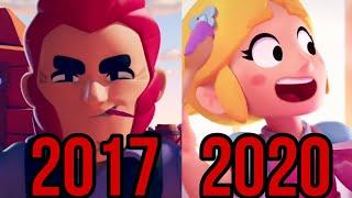 ВСЕ МУЛЬТИКИ БРАВЛ СТАРС 2017-2020   ALL CARTOONS ARE BRAWL