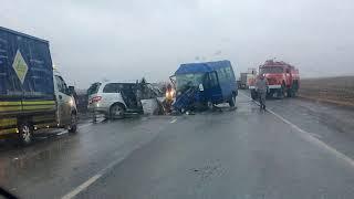 При столкновении двух микроавтобусов на Алтае погибли восемь человек