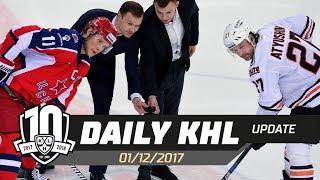 Daily KHL Update - December 1st, 2017 (English)