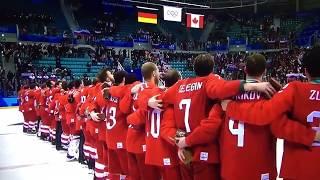 Хоккеисты поют гимн России ОЛИМПИАДА 2018 ЗОЛОТО
