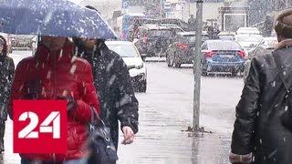 Погода в Москве: мокрый снег станет предвестником тепла - Россия 24