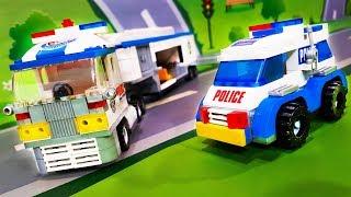 Мультики про машинки. Видео для детей - про Полицейские машинки ЛЕГО. Новые мультфильмы 2017