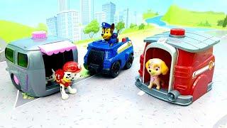 Видео с игрушками Щенячий Патруль и автобусики Тайо. Самые новые игрушечные мультфильмы.