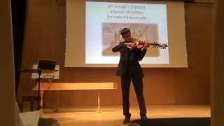 Leonid Pateiuk. Performance at International Viola D'amore congress. Paland
