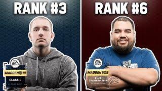 Ranking the Top 10 Competitive Madden 18 Players in the World