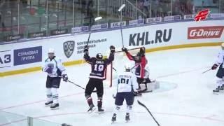 Анелёв забивает первый гол "Авангарда" в сезоне КХЛ-2016/17!