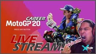 MotoGP 20 Career Livestream | Intense MotoGP20 controls | Manual Riding Aids | Learn together MotoGP
