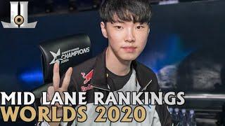 #Worlds2020 Mid Lane Rankings | The Most STACKED Position at Worlds