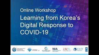 Online Workshop: Learning from Korea’s Digital Response to COVID-19