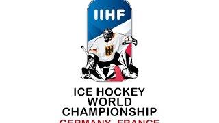 Чемпионат мира по хоккею с шайбой 2017, Кто изображён на логотипе, Обзор матча