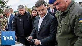Ukrainian President Zelenskiy Observes Rescuer and Police Drills