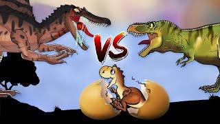 Dinosaurs Battle | Spinosaurus VS Tyrannosaurus
