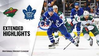 Minnesota Wild vs Toronto Maple Leafs | Oct.15, 2019 | Game Highlights | NHL 2019/20 | Обзор матча