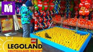 Германия #1 Леголенд парк аттракционов Макс выиграл игрушки в воде Legoland Germany win toys