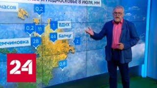 "Погода 24": тропический ливень в Москве - Россия 24