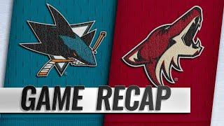 Radil's first career goal propels Sharks past Coyotes