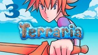 Прохождение Terraria 1.3 [expert] #3 - Первое жилище