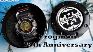 Обзор Casio GF-8235D-1BJR G-SHOCK 35th Anniversary Frogman | Юбилейный Фрогман | Модель 2018 года