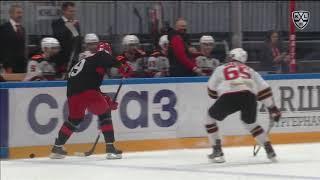 Yakupov hits Pivtsakin hard