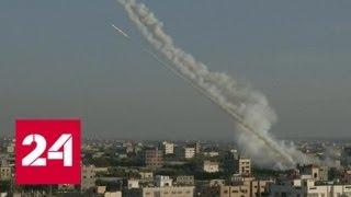 Израиль нанес удары по 70 целям в секторе Газа - Россия 24