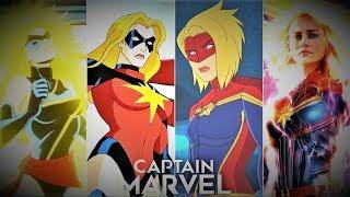 Эволюция Капитана Марвел (Кэрол Дэнверс) в мультфильмах и кино