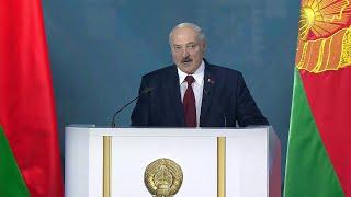 Президент Белоруссии Александр Лукашенко выступил с посланием к народу и парламенту.