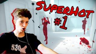 ТРЕНИРУЕМ СВОЮ РЕАКЦИЮ И РАЗНОСИМ ВСЕМ ЛИЦА. ►SUPERHOT #1