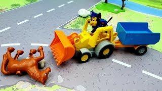Мультики для детей - Щенячий патруль и Красный трактор Спасают животных! Видео с игрушками