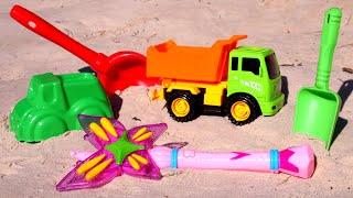 Машинки для малышей в песочнице — Мультики для самых маленьких про игры в песке и машинки