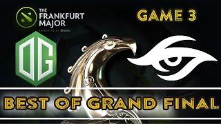 Team Secret vs OG - Лучшие моменты Гранд Финал [игра 3] Grand Final Frankfurt 2015 [game 3]