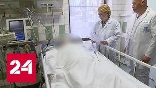 Собянин и Скворцова побывали у выживших в авиакатастрофе в Шереметьеве пациентов - Россия 24