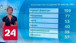 "Погода 24": в Забайкалье может прийти вторая волна паводка - Россия 24