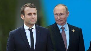 Пресс-конференция Владимира Путина и Эммануэля Макрона по итогу переговоров. Полное видео