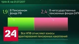 Россия в цифрах. Система гарантирования пенсионных накоплений - Россия 24