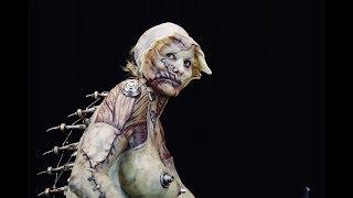 La reina de Halloween, Heidi Klum, se disfraza en un escaparate de Manhattan
