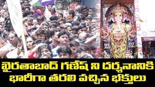 Khairatabad Ganapathi Darshanam 2019 | Khairatabad Ganesh | Famous Ganesh in Hyderabad | PDTV News