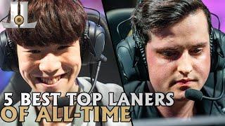 Who Are the 5 Best Top Laners of All-Time? | 2019 Lol esports