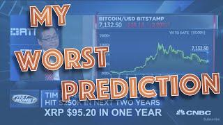 My Worst PREDICTION of 2020? XRP to $95.20. Here’s Where it Went WRONG & Bitcoin Prediction ACCURATE
