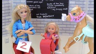 Барби Мультики Еще Раз Обманешь, Получишь Двойку! Куклы Игрушки Для девочек IkuklaTV