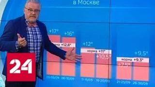Молнии расстреляли Останкинскую телебашню - Россия 24