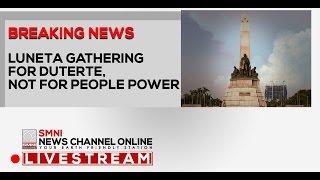 LIVE! LUNETA GATHERING FOR PRES. DUTERTE, NOT FOR PEOPLE POWER FEBRUARY 25, 2017