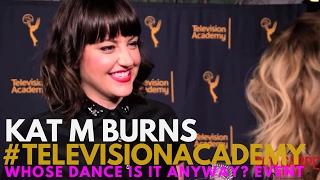 Kat M Burns interviewed at the Television Academy's Choreographer Celebration