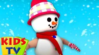 Рождественский Снеговик | рдетские мультфильмы | Kids Tv Russia | детские песни | колокольчики