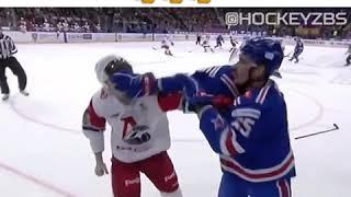 Драка - Елесин vs Якупов!!! Хоккей!