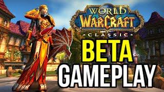 WORLDS FIRST CLASSIC WOW BETA FOOTAGE! RELEASE DATE CONFIRMED! PVP, DUNGEONS, LEVELING