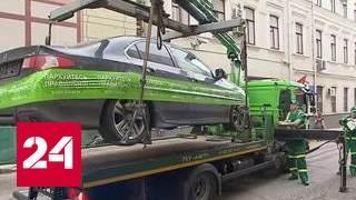 Машины без номеров увезут на спецстоянку