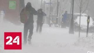 На востоке Канады снегопад оставил без света 35 тысяч потребителей - Россия 24