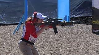 Выступление женской сборной России на Чемпионате мира по практической стрельбе из карабина
